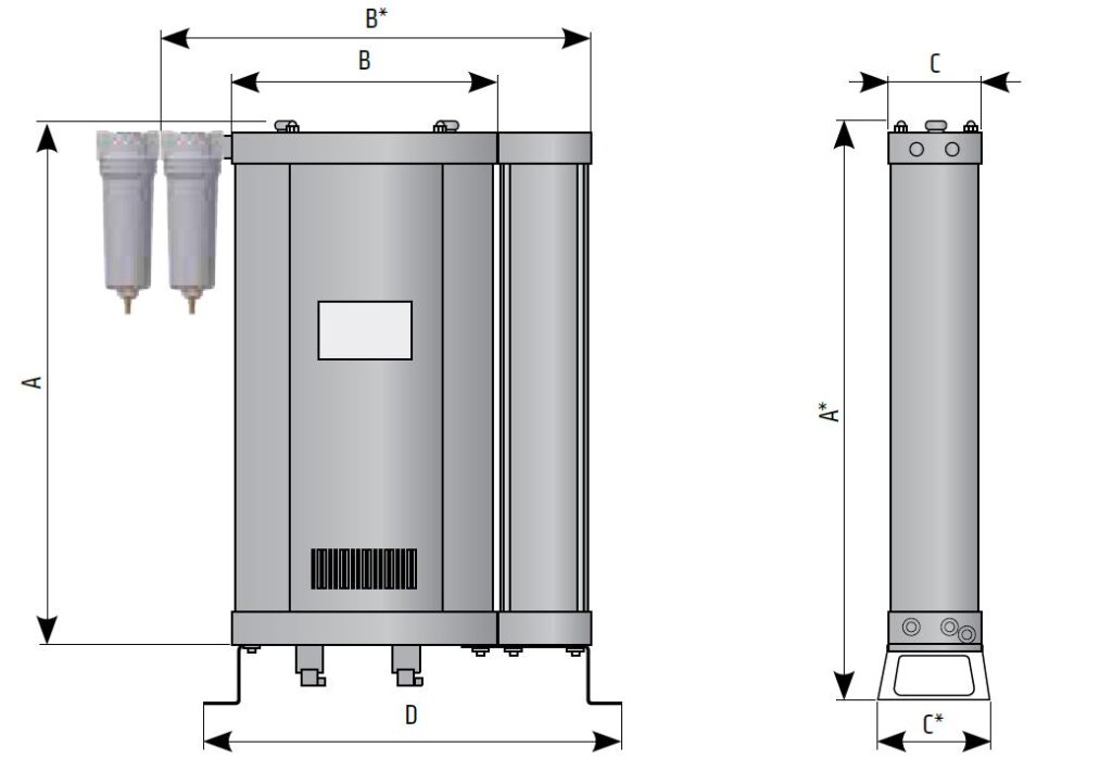 Osuszacze adsorpcyjne A-DRY TAC