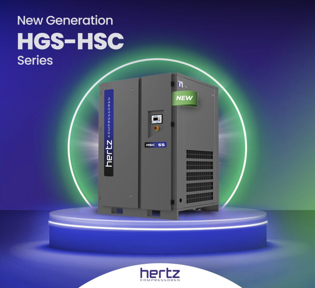Nowe sprężarki śrubowe serii HGS - HSC